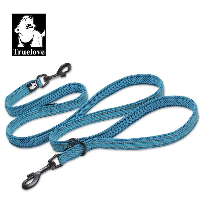 7 in 1 Multi-Purpose Adjustable Dog Lead Hand Free Pet Training Leash Reflective Dog Leash Walk 2 Dogs Harness TLL2411