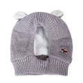 Quiet Dog Ear Muffs Noise Protection Pet Ears Covers Knitted Hat Anxiety Relief Winter Warm Earmuffs for Medium Large Dogs New